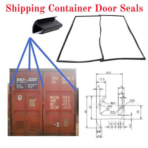 Shipping container door seals - shipping,